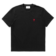 Ami Paris Tonal Ami De Coeur T-Shirt Black Small Heart (SS23)