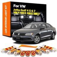 Canbus For Volkswagen VW Jetta Golf 4 5 6 7 MK4 MK5 MK6 MK7 Car LED Interior Light Kit Dome Glove Bo