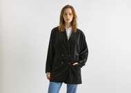 復古 90 年代 Escada by Margaretha Ley 圓點印花長款西裝外套 7068