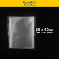 【READY STOCK】64.5x89mm / 65x90mm Card Sleeve 100pcs for: Pokemon / Digimon / One piece / Kpop/ Photo