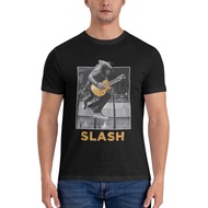Slash Guitar Jump Fashion Cotton Tshirt Vintage