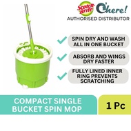 3M Scotchbrite Single Bucket Spin Mop Set + Free Gift