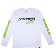 DC Mens Shoe Co Racing White T-Shirt