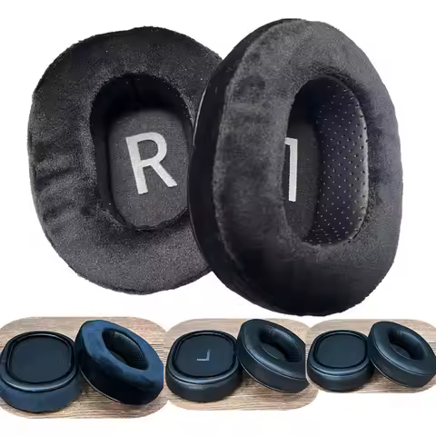 Oval Velvet Memory Foam Earpad 90X90MM 95X75MM 100X80MM 100X80MM 105X85MM 110X90MM For ATH-M30x M20 