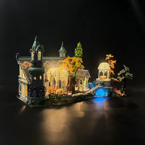 RC Led Light Kit For Lego 10316 The Lord Of The Rings: Rivendell Building Blocks Decorative Lamp (no