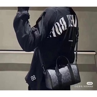 New Men's Classic Logo Canvas Pattern GOTHAM No. 24 Luggage Bag Pillow Bag CA186