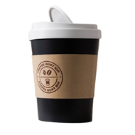 MYROOM 咖啡杯造型垃圾桶 3L  黑色  1組