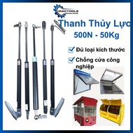 Ty thủy lực 500N - 50kg thanh chống cửa công nghiệp nâng hạ cửa máy cửa tủ cửa trời tiện lợi