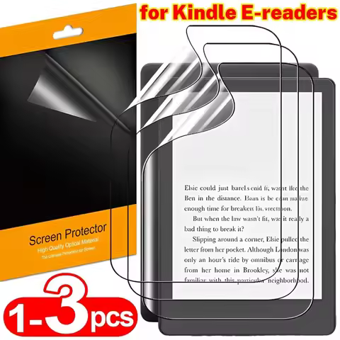 1/2/3Pcs PET Soft Film Screen Protector for Kindle Paperwhite 3/4/5 Oasis 3 for Kindle Colorsoft Pro