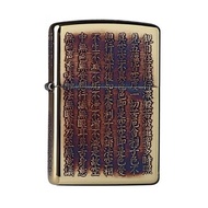 【ZIPPO官方旗艦店】 般若心經(燻黑金色)防風打火機 ZA-5-2A