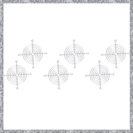 6 x Metal Wire Finger Guard Protection Grid 80 mm PC Fan Cooler