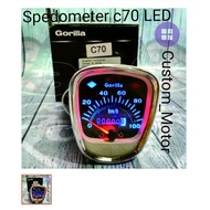 Spedo LED spedometer led C70-Spidometer honda C70 led digital-spedometer C70 LED