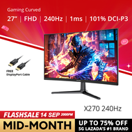PRISM+ X270 27 240Hz 1ms 1500R Curved Adaptive-Sync Ready Gaming Monitor [1920 x 1080]