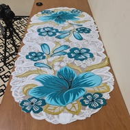 Taplak Meja OVAL Minimalis Modern Atau Taplak Meja Ruang Tamu Karakter | Table Runner Homemade | Tap
