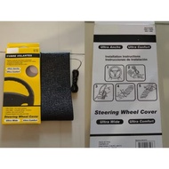 DIY 36cm 38cm Two Ways Stretch Leather Car Steering Cover