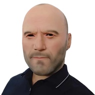 NEW Realistic Latex Head Mask for Halloween Human Cosplay Mask Strong Man Costume Party Free shippin