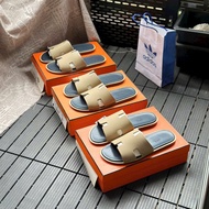 HM Izmir Sandal Beige Lining Dark Blue (DHM10), HM Sandals with Cream Straps and Blue Sole