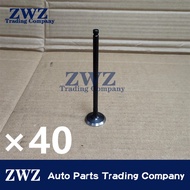 40PCS For Subaru Impreza Engine Exhaust Valve 13202-AA430 13202AA430 Intake Valve 13201-AA420 13201A