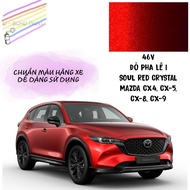 MAZDA CX-3 CX-5 CX-8 MÀU ĐỎ PHA LÊ (NỀN + PHỦ) - BÌNH XỊT SƠN XOÁ VẾT XƯỚC Ô TÔ 400ML(MÃ MÀU 46V)