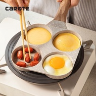 CAROTE Cosy Collection Non Stick 4 in 1 Burger/Egg Pan  PFOA Free Multifunction Suitable