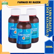 GAVISCON LIQUID PEPPERMINT 200ML {Melegakan pedih hulu hati dan ketidakhadaman}
