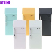 JAVIER Simulation Refrigerator Mini Gift For Children Desktop Decor Fridge Toy Model Pretend Play Toy Model Crafts Doll House Decoration