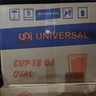 18 Oz Oval Plastic Cup - 18 Oz Oval Pp Cup