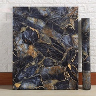 Blue Stone Design Marble Sticker Kitchen Cabinet Background Washroom Tabletop Countertop PVC Waterpr