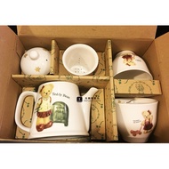[TDTC Cafe] < CLC > Korean Made Teddy Bear Ceramic Afternoon Flower Teapot Set