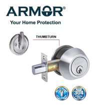 iPii Armor ADL-101 Thumbturn Key Deadbolt Lock Door Lock Set Key Lock Kunci Lock Pintu Rumah 门锁 / St