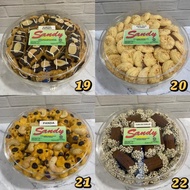 [Dijual] Sandy Cookies Regular (Hijau) Toples Tin Sedang (Exp Panjang