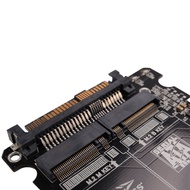 TECHCHIP-3X 2 in 1 M.2 NVMe SATA U2PCB M.2 NVME SSD Key M Key B SSD to U.2 SFF-8639 Adapter PCIe M2 
