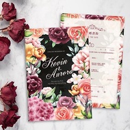結婚證書夾(含書約) 同性書約-戶政事務所適用-浪漫古典玫瑰