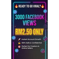 Facebook Views 3000 Real