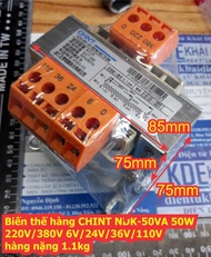 Biến áp cách ly Biến thế hàng CHINT NDK-50VA 50W 220V/380V 6V/24V/36V/110V hàng nặng 1.1kg kde6410
