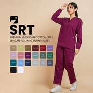 AERAMEDIKA - (SRT) - Nurse Uniform SET Doctor's Uniform/ Guard Uniform/ Medical Uniform/ Medical Scr