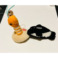 Orca Keychain/Orange Eel