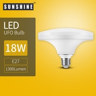 SUNSHINE LED UFO High Power Bulb 18W 24W E27 B22 Base Flat Lamp Warm White 3000K UFO Pendant Fixture