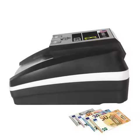Portable Mini Money Counter Detector for AED SAR QAR Detects Fake Note Bill Currency High Efficiency