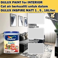 ICI DULUX INSPIRE INTERIOR MATT 18 Liter Snowfield / Designer Grey / Frost Grey