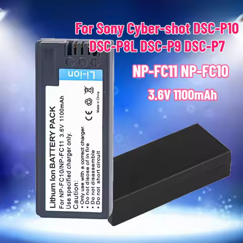 3.6V 1100mAh NP-FC11 NP-FC10 Battery for Sony Cyber-shot DSC-P10 DSC-P8L DSC-P9 DSC-P7 DSC-P2 DSC-P3