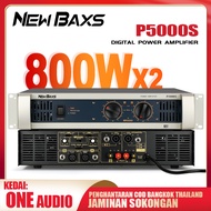 NewBaxs P5000S เครื่องขยายเสียงระดับมืออาชีพ 800 วัตต์ 8 โอห์ม/4 โอห์ม 2-channel เครื่องขยายเสียง กา