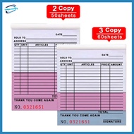 Carbonized Resibo Receipt Wholesale With Carbon Duplicate Receipt Sold Business Delivery Note