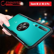 Ốp lưng Xiaomi Mi 10 / Mi 10 Pro dùng chung giá đỡ Iring lưng trong viền màu cao cấp