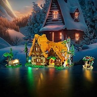 Vaodest LED Light for Lego 43242 Snow White and The Seven Dwarfs' Cottage Set,Design and Configurati