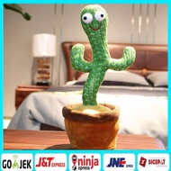 (ory) JAMIN TERMURAH Cactus Toy Boneka Pintar Kaktus Joget Joged Goyang Bisa Ngomong Rekam Bicara Me