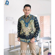 KEMEJA Limited Men's Batik Shirt Long Sleeve Modern Solo Batik Full Fur by Batik ALX