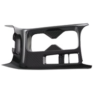 Carbon Fiber ABS Center Console Water Cup Holder Trim for -V Vezel 2021-2023