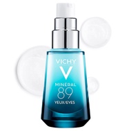 Vichy Mineral 89 Eyes Serum with Caffeine and Hyaluronic Acid, Lightweight Eye Cream Gel to Smooth Fine Lines and Hydrate Eye Area, Suitable for Sensitive Skin &amp; Fragrance Free, unscented,0.51 Fl oz