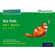 Read Write Inc. Phonics: Six Fish (Green Set 1 Storybook 3) by Tim Archbold (UK edition, paperback)